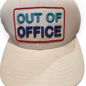 Ghost Golf Out of Office White Performance Snapback Hat